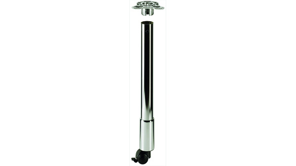 Stahl-Tischbeine ø 60 mm HETTICH Femi mit Rolle