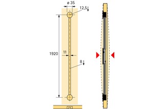 Schiebetür-Ausrichtbeschläge HETTICH