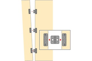Falttürscharniere HETTICH