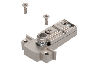 Alu CLIP-Adapterplatte BLUM für Zwischenscharnier AVENTOS HF / SERVO-DRIVE