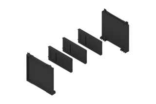 Flaschenset BLUM AMBIA-LINE 100 für Frontschubkasten