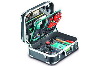 Werkzeugkoffer TECHNOCRAFT PRO CHROME WOOD