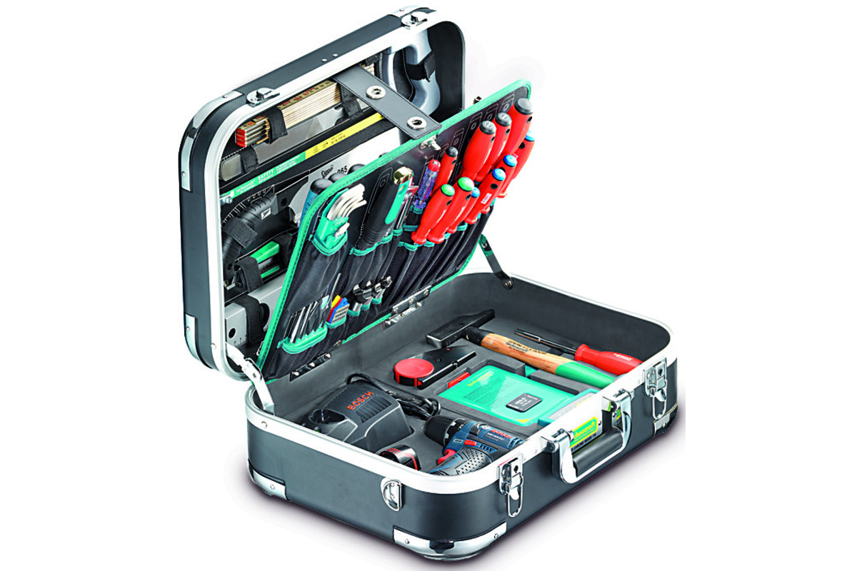 Werkzeugkoffer TECHNOCRAFT PRO CHROME WOOD
