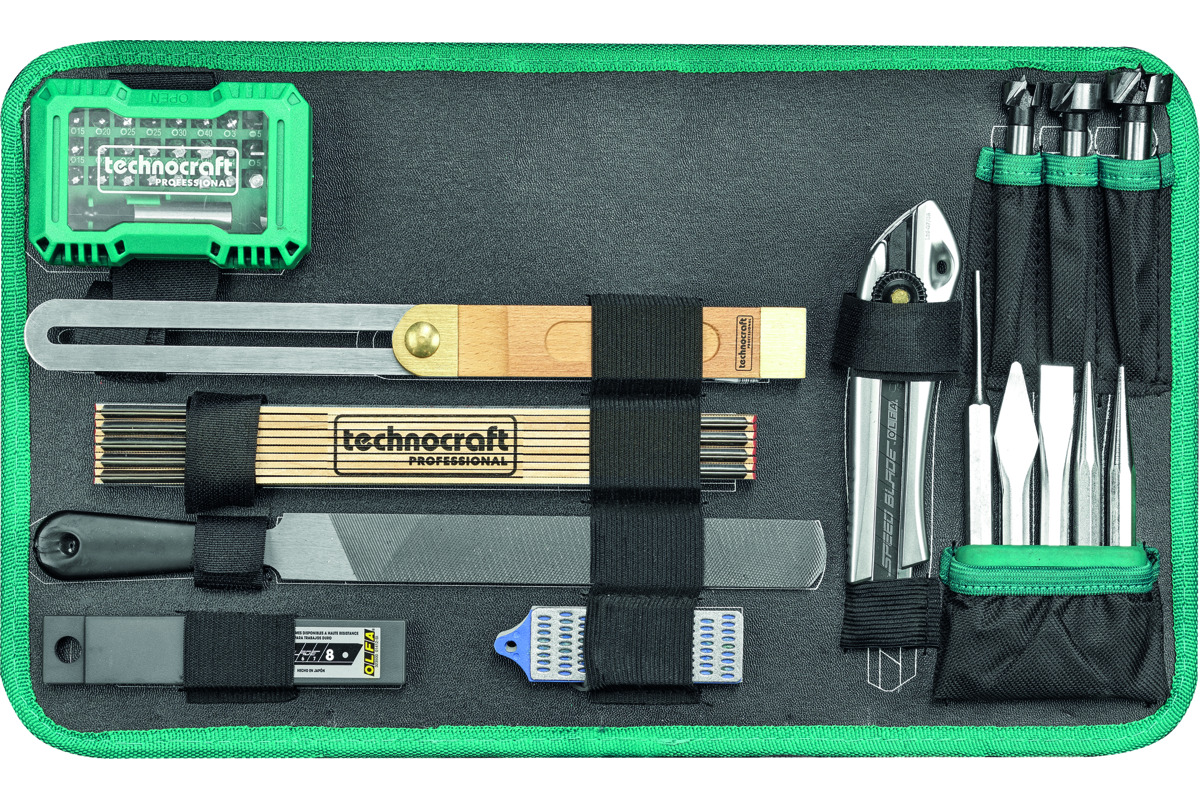 Werkzeugkoffer TECHNOCRAFT Metabox Wood 107