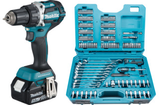 Akku-Bohrschrauber MAKITA LXT® DDF484RTJ (Aktionsset)