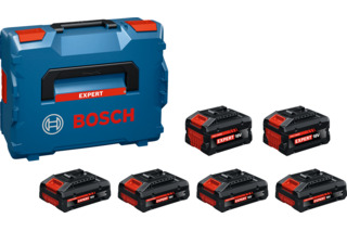 Akku-Set BOSCH EXPERT 4x EXBA18V-40 + 2x EXBA18V-80