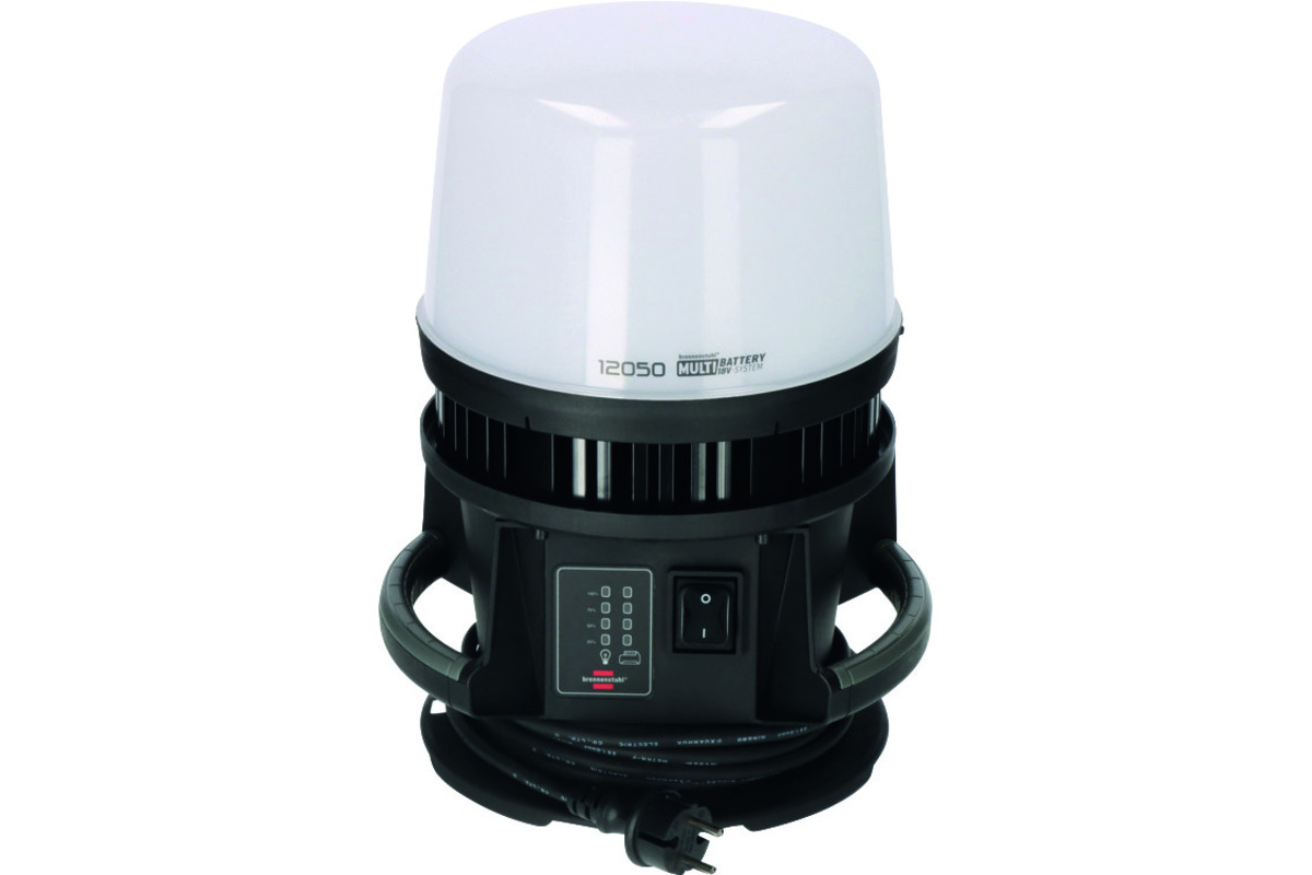 Akku-LED-360°-Hybrid-Baustrahler BRENNENSTUHL 10052 HM Multi-Battery - IP54 / IP55 (CH)