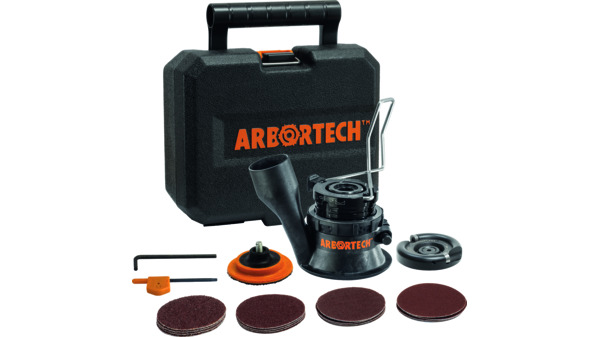 Schnitzaufsatz mit Schleifsystem ARBORTECH SpheroPlane®