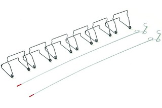 Klemmen-Starterset zu Staubschutztüren