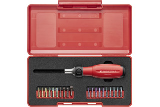 Bitset PB SWISS TOOLS 38510 SwissGrip Evo Twister mit Ratsche 30 mm
