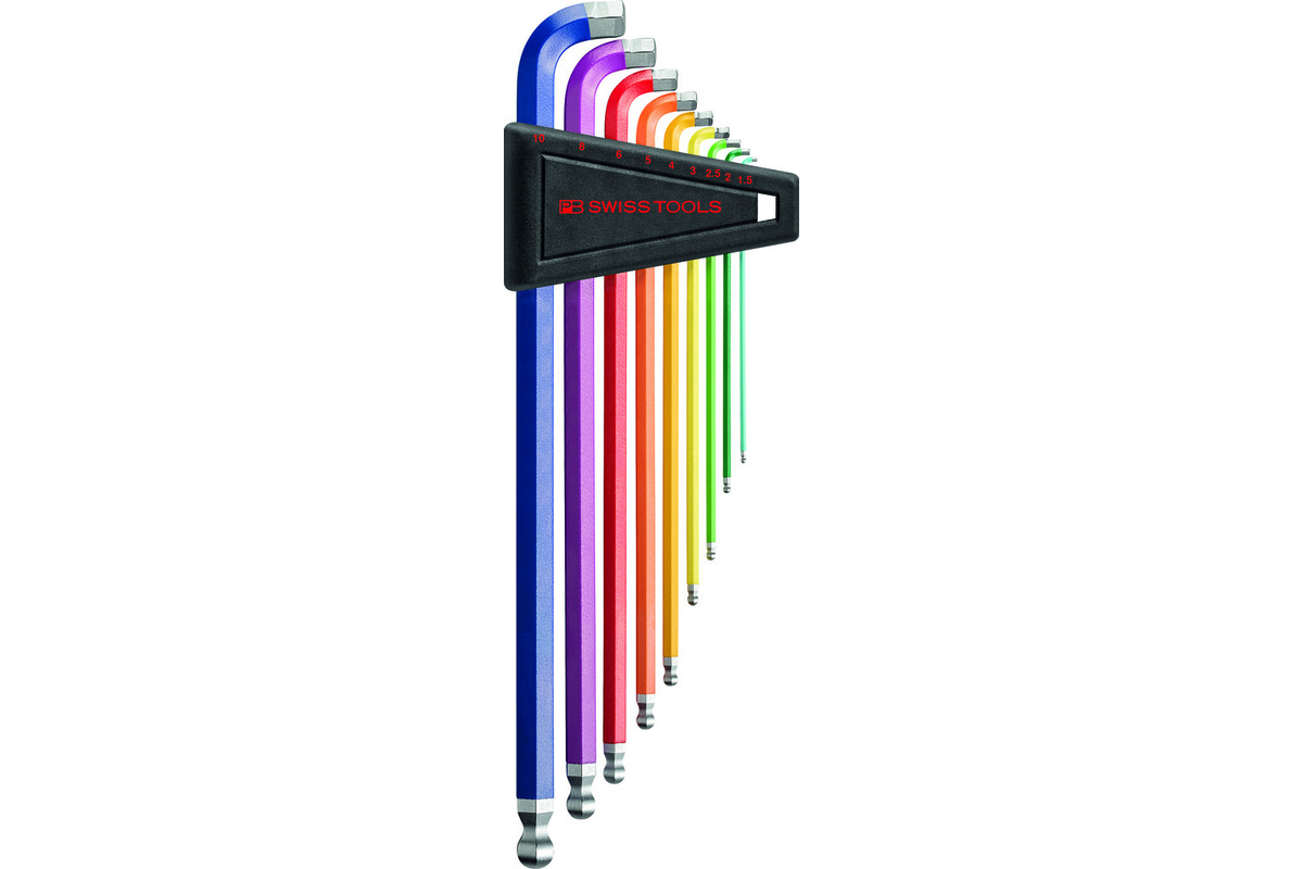 Winkel-Stiftschlüsselset PB SWISS TOOLS 2222.LH-10 RB