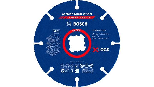 Trennscheiben BOSCH EXPERT Carbide Multi Wheel X-LOCK