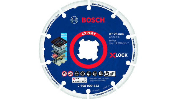 Trennscheiben BOSCH EXPERT Diamond Metal Wheel X-LOCK