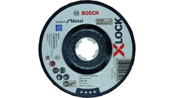Schruppscheiben BOSCH EXPERT for Metal X-LOCK