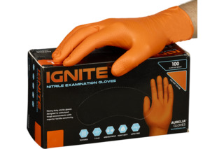 Einweghandschuhe IGNITE Max Grip Texture Nitril