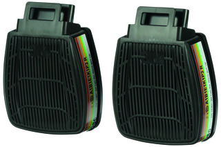 Kombifilter 3M™ Secure Click gegen Gase, Dämpfe und Partikel