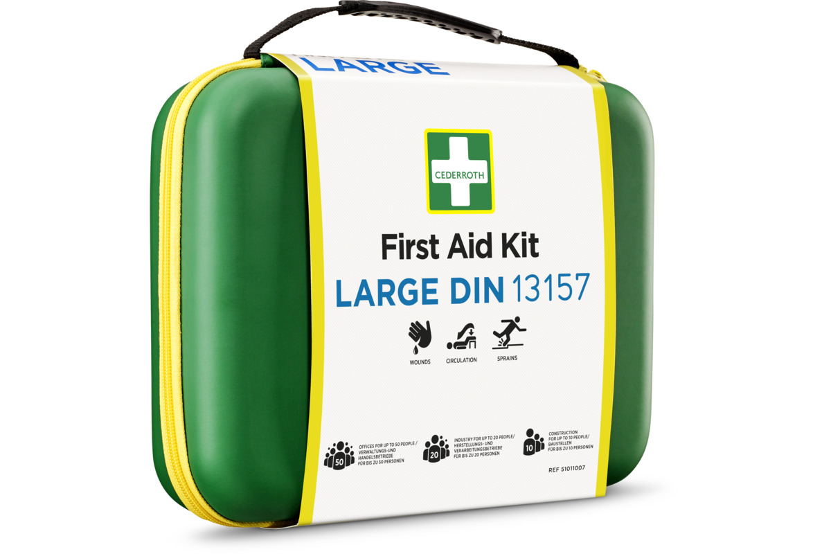 Erste-Hilfe-Set CEDERROTH Large DIN 13157 (kleiner Betriebs-Verbandskasten)