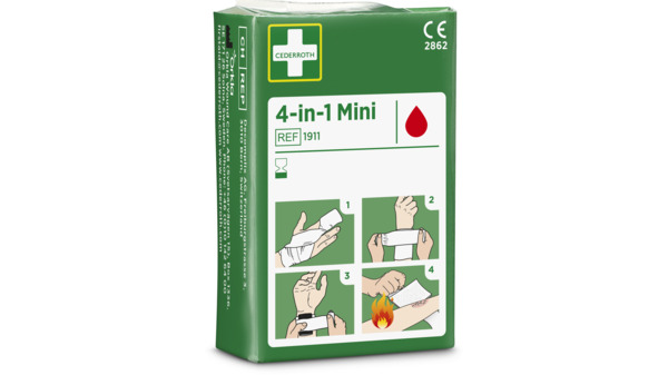 4-in-1 Wundverband CEDERROTH mini
