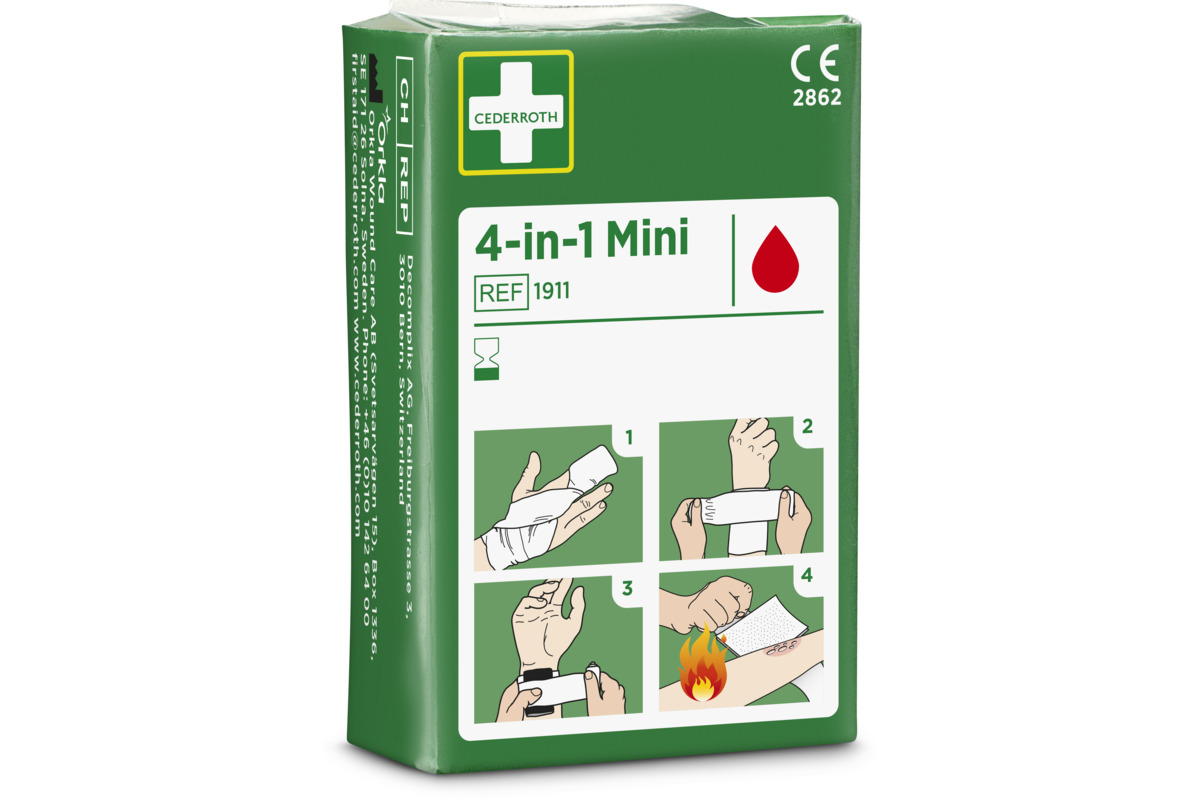 4-in-1 Wundverband CEDERROTH mini