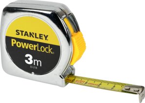 Rollmeter Stanley Powerlock Bandlänge 5 M, Breite 19 mm