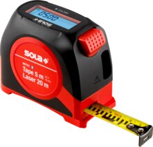 Digitales Rollbandmass/Laser-Entfernungsmesser SOLA METEC