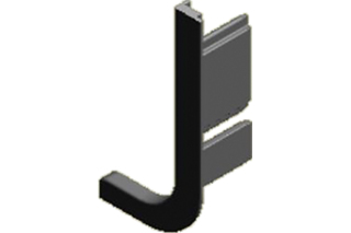 Endkappe Ida überdeckend, L-Form