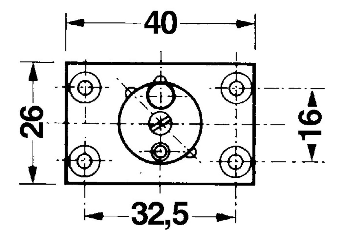 Zentralverschluss-Zylinder KABA 8, Typ XIII, frontale Bedienung