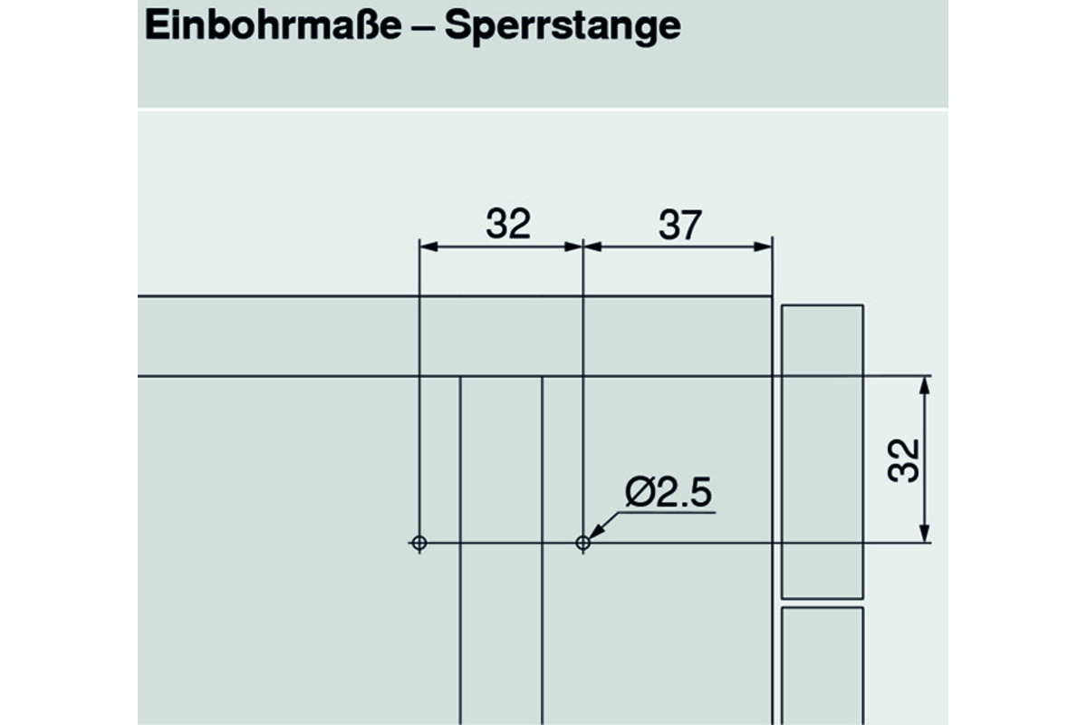 Sperrstangen-Set BLUM CABLOXX - flexible Schubkastenaufteilung