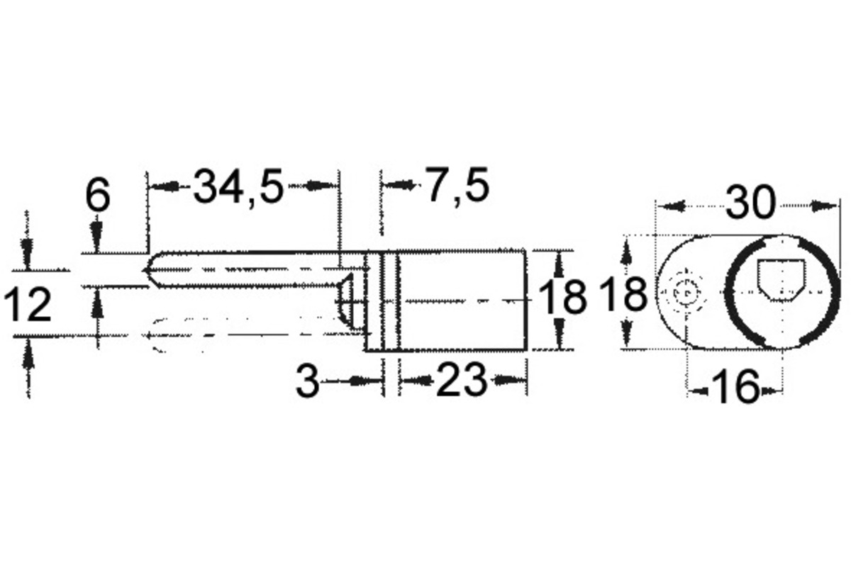 Zentralverschluss-Zylinder WKS - P5000