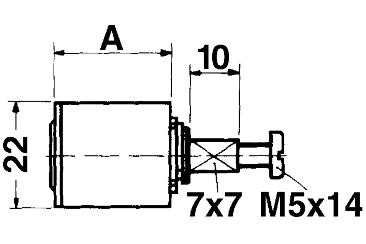 Möbelzylinder KABA Typ M1057