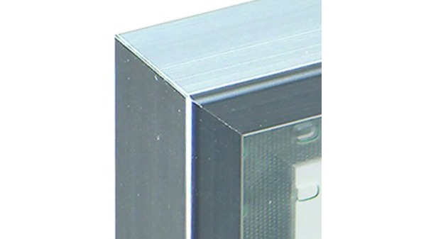 20 mm Schmale Glasrahmentüren ohne Verglasung, Steg 8 mm