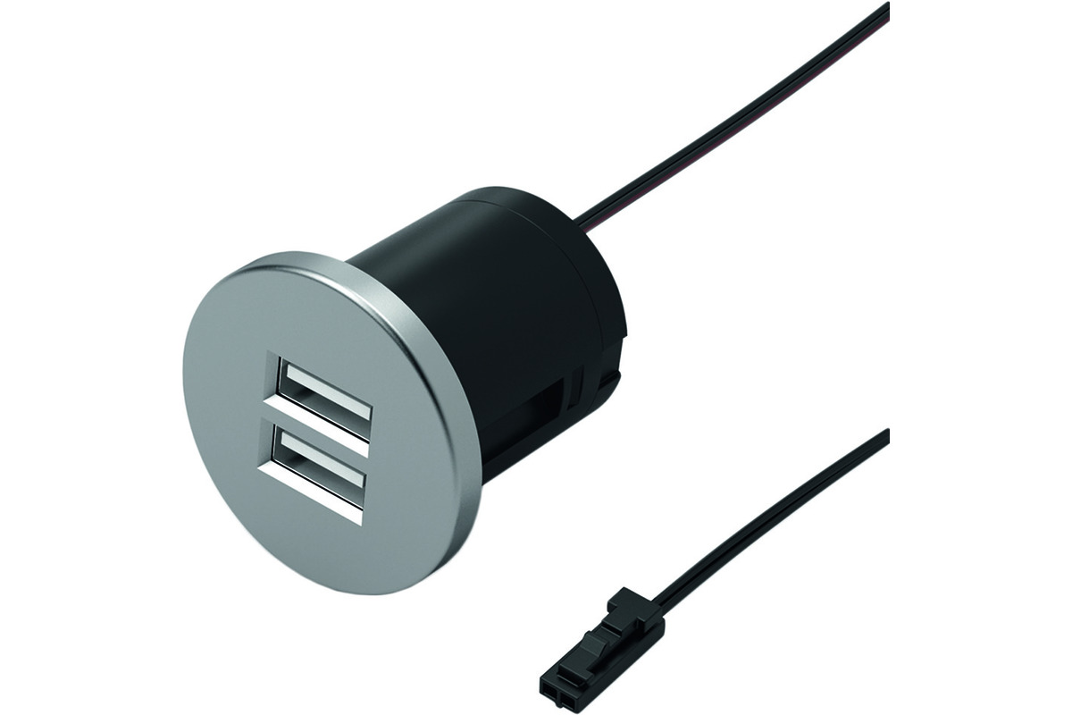 USB Einbau-Doppelsteckdose HALEMEIER