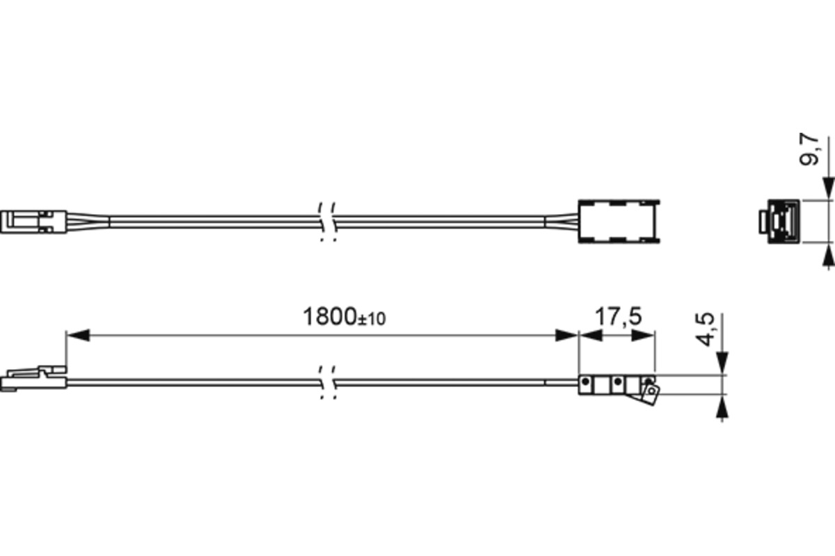 Anschlussleitungen COB/SMD 8 mm L&S Tudo+COB 24 V