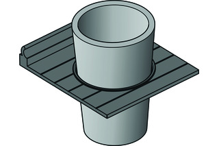 Glashalter mit Porzellanbecher L&S Sign