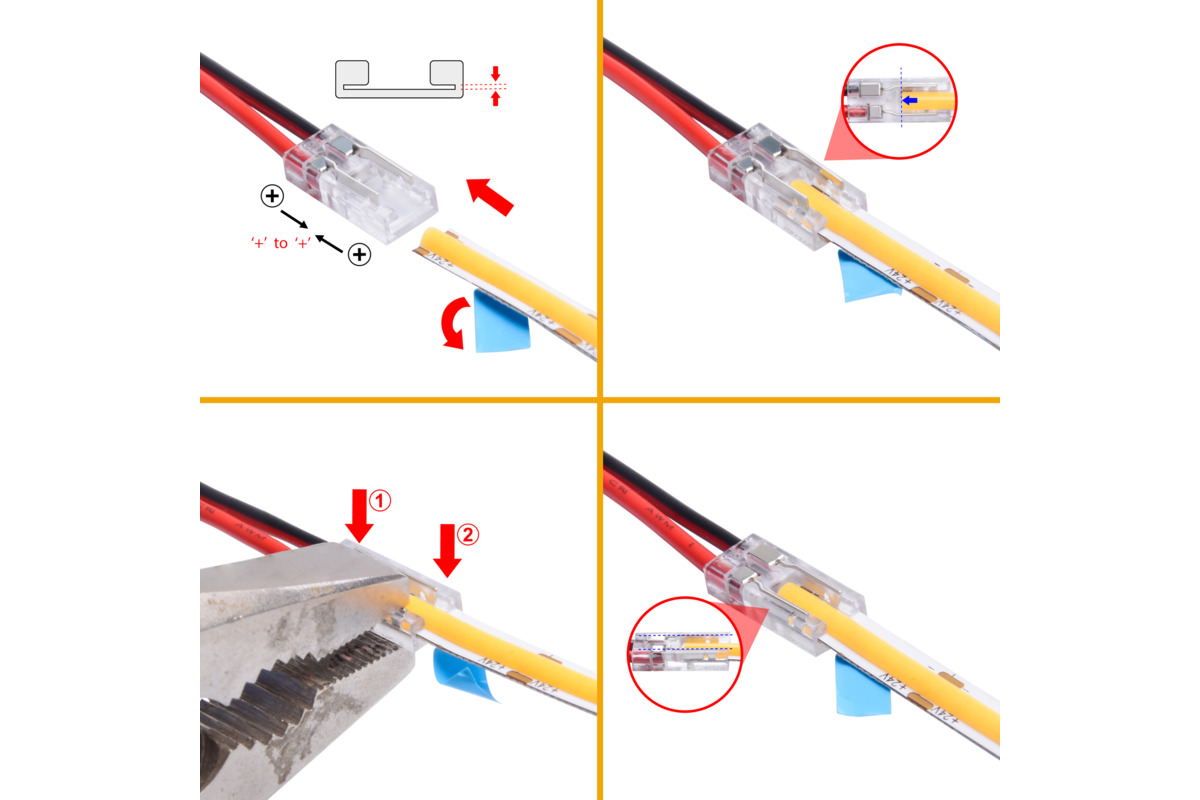 Anschlusskabel für LED Bänder OK-LINE COB 6,0
