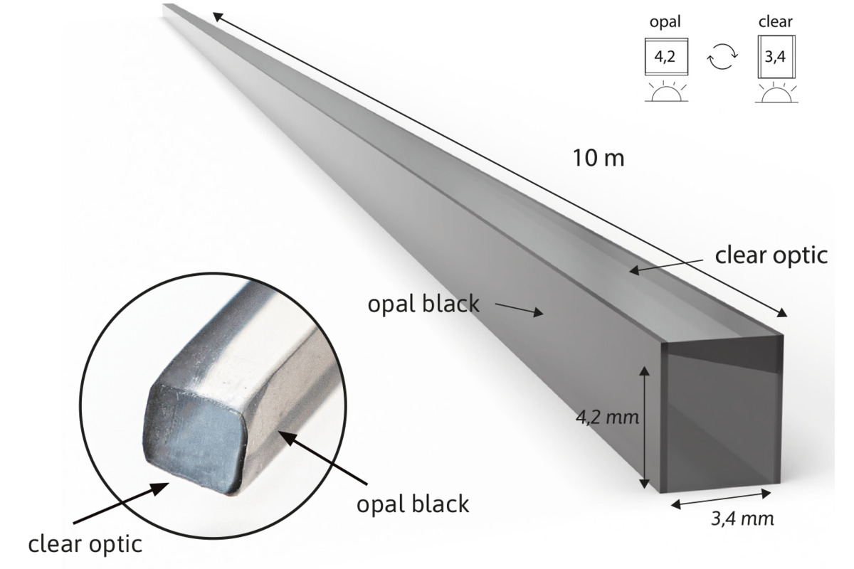Silikonabdeckung für LED Bänder OK-LINE COB 3,8