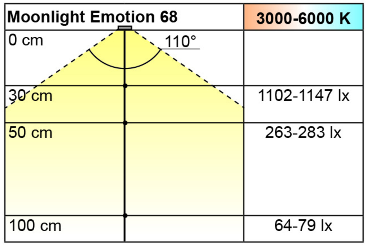 LED Ein-/Anbauleuchten L&S Emotion Moonlight 12 V