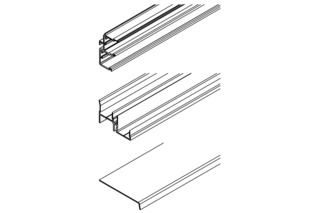Schienen-Set HAWA Combino 65/80 H FS ul