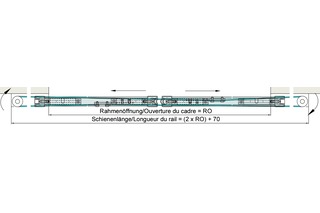 Synchron-Beschläge HAWA Divido 100 GR