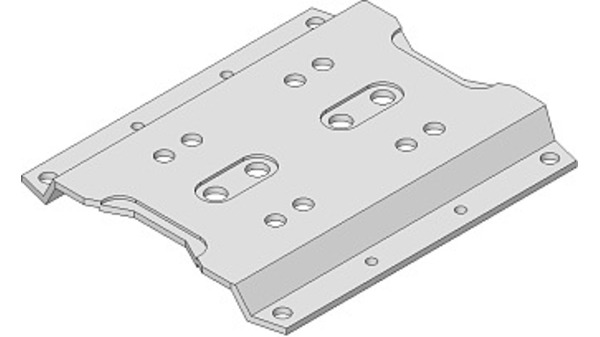 Pocketverbinder BLUM REVEGO duo für Anwendung mit Sockel