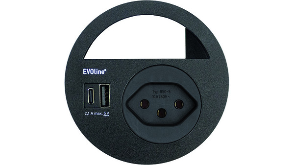 Einbausteckdose EVOline® Circle80