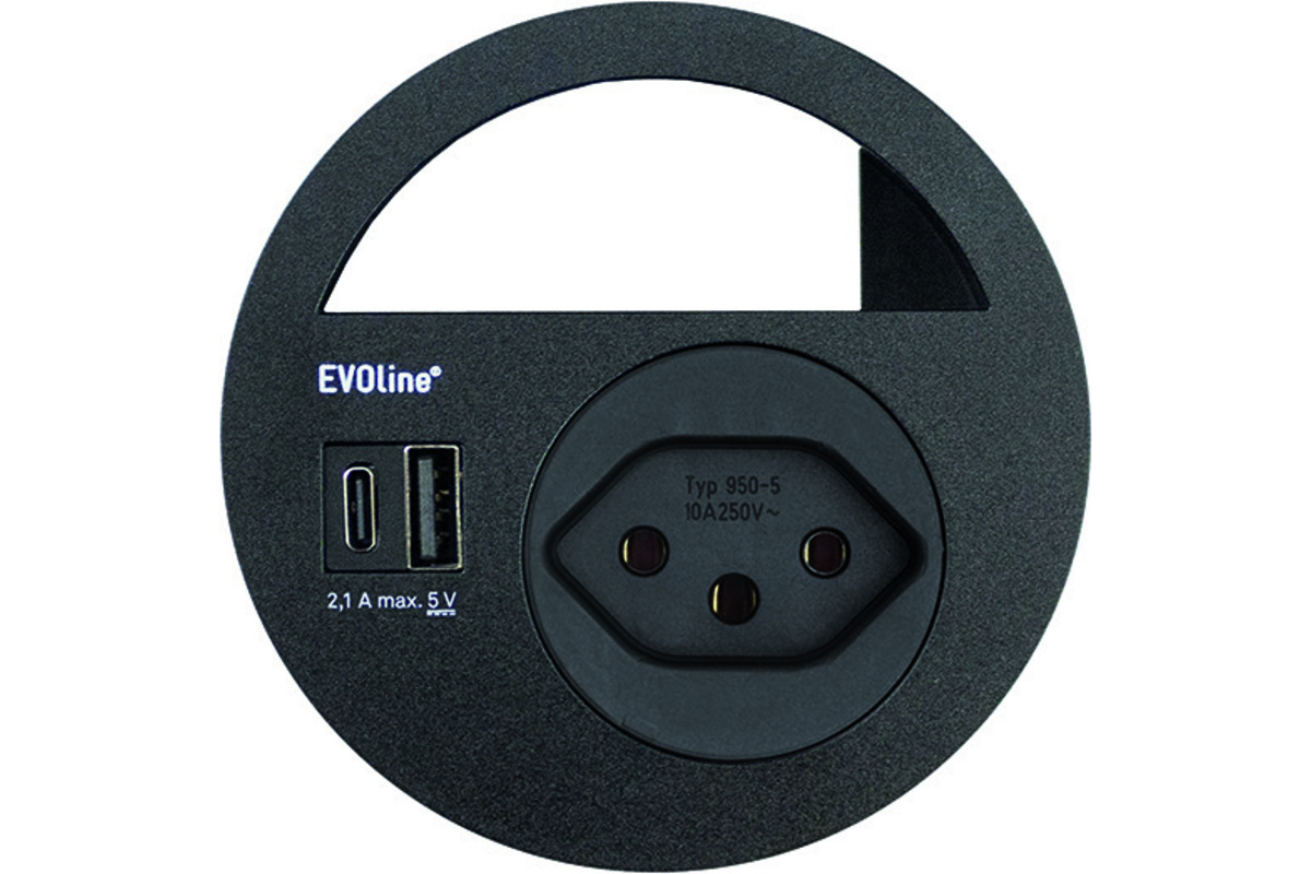 Einbausteckdose EVOline® Circle80
