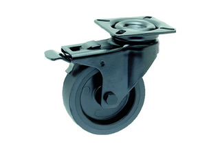 Apparate-Lenkrollen mit Feststeller OK-LINE