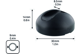 Möbelbeinschoner WAGNER QuickClick für Möbel- und Tischfüsse Hairpin