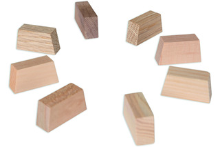 Holz-Endstücke zu Gratleisten HAAS