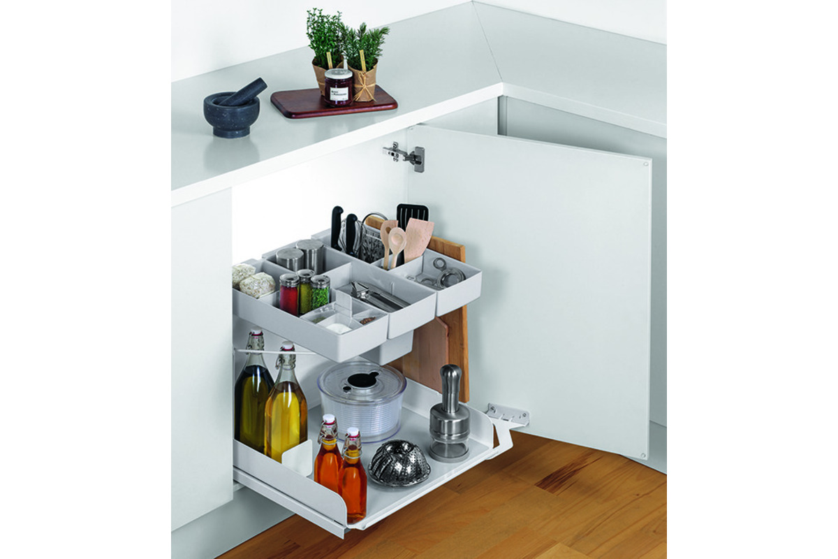 Allzweck-Vollauszug PEKA Kitchen Tower Typ 450 / 600 für scharnierte Türen