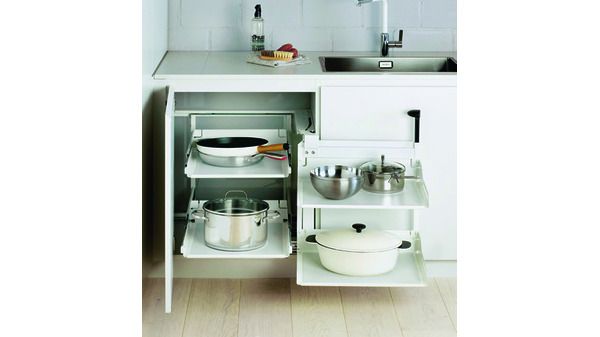 Eckauszug-Kombinationen 90° PEKA/KESSEBÖHMER Magic Corner Comfort