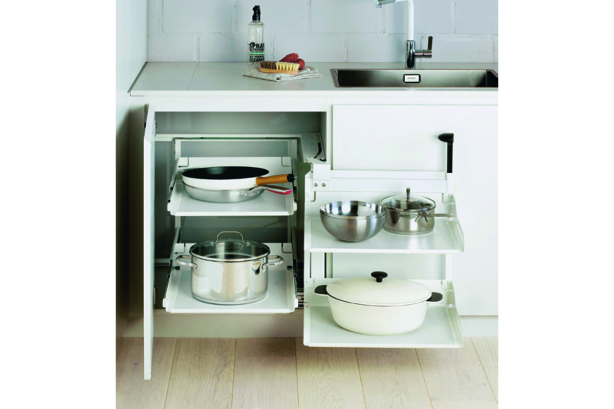 Eckauszug-Kombinationen 90° PEKA/KESSEBÖHMER Magic Corner Comfort