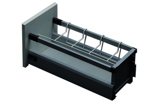 Flaschentrenngitter, seitlich, 4-teilig