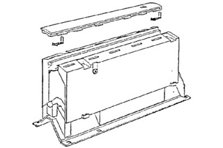Beschlagbox NINKA MONDO 90° mit Schieber
